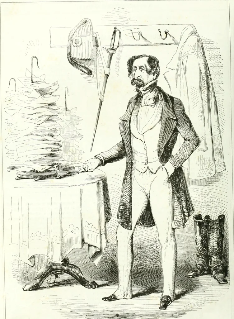 An illustration from Revue comique à l'usage des gens sérieux, 1848, leaf 51