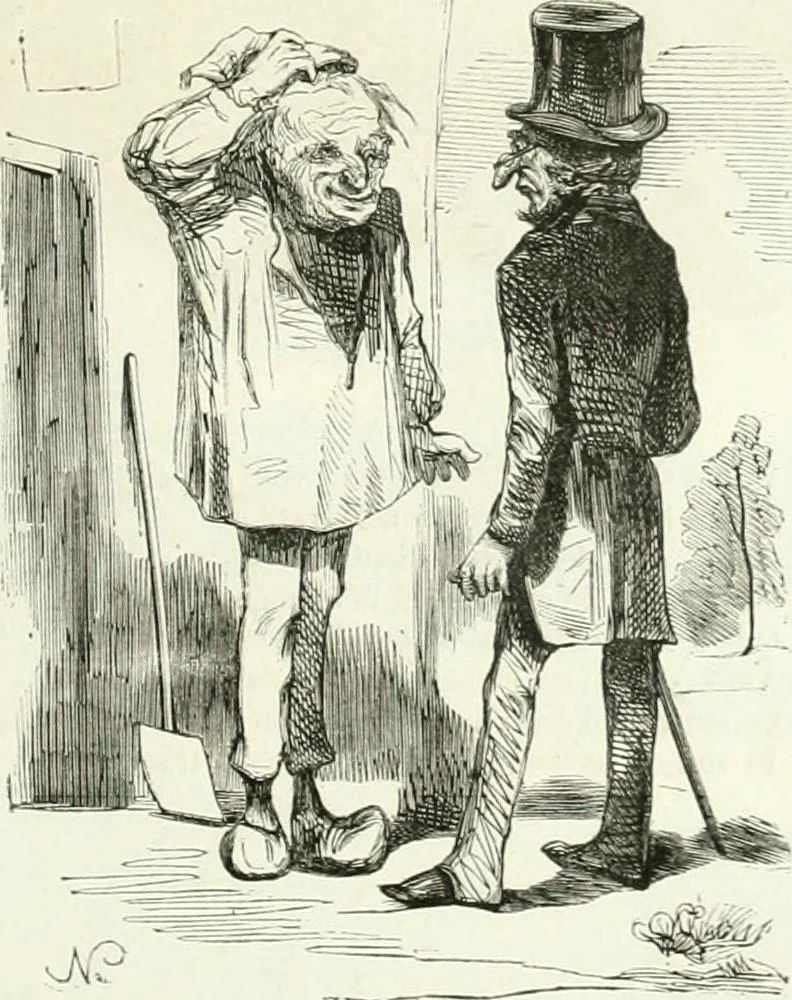 An illustration from Revue comique à l'usage des gens sérieux, 1848, leaf 510