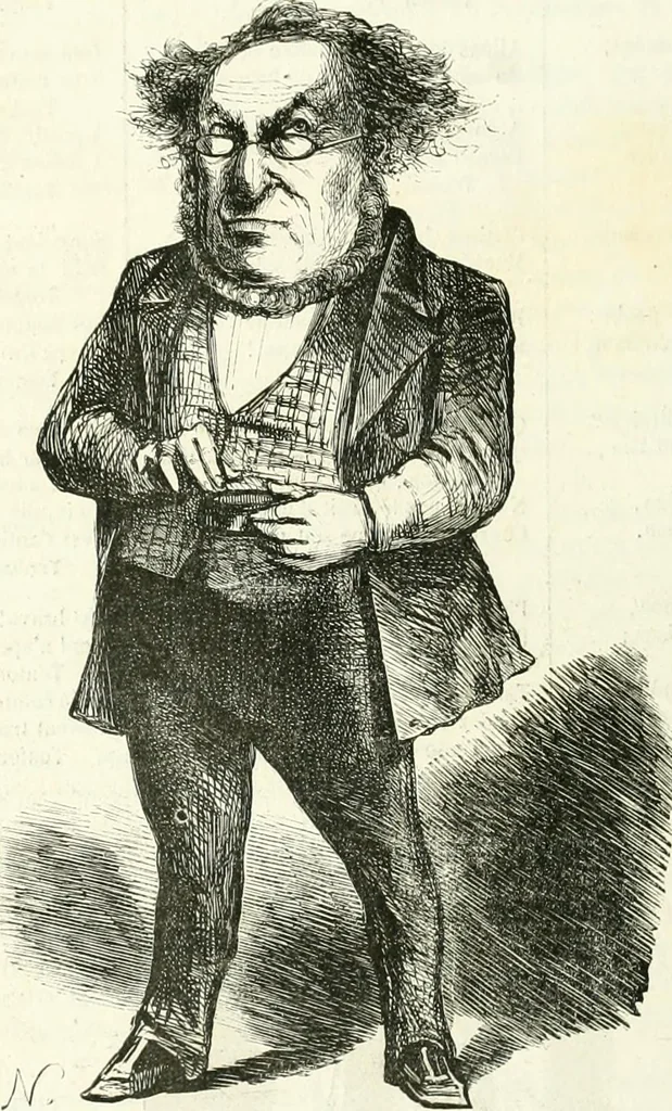 An illustration from Revue comique à l'usage des gens sérieux, 1848, leaf 511