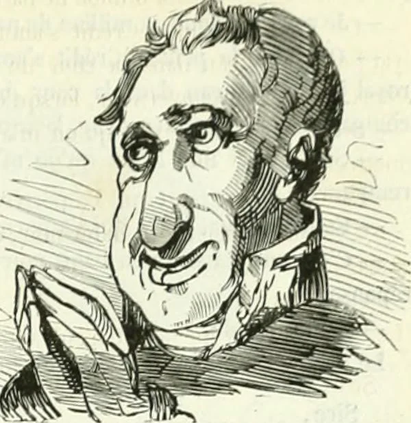 An illustration from Revue comique à l'usage des gens sérieux, 1848, leaf 516