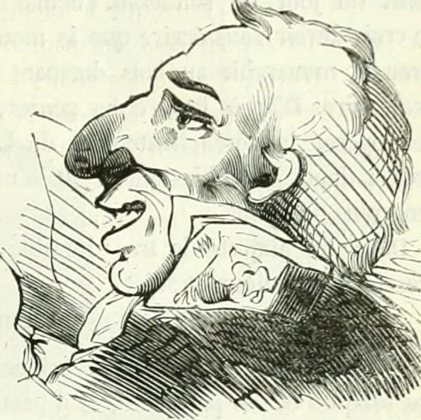 An illustration from Revue comique à l'usage des gens sérieux, 1848, leaf 516