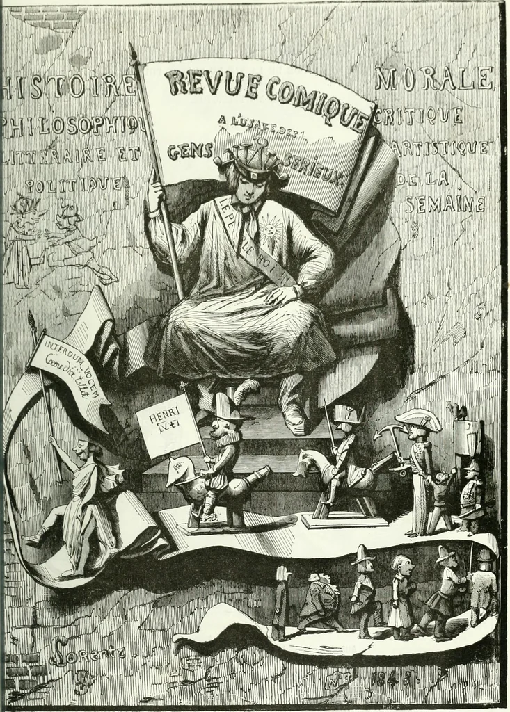 An illustration from Revue comique à l'usage des gens sérieux, 1848, leaf 52