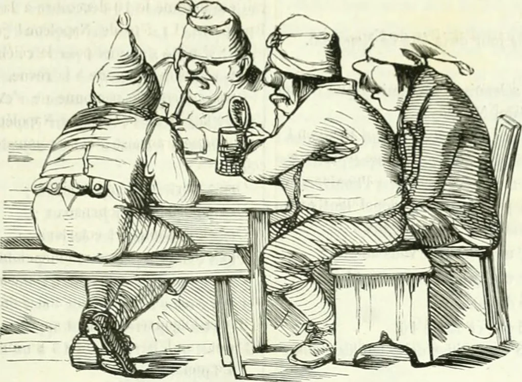 An illustration from Revue comique à l'usage des gens sérieux, 1848, leaf 520