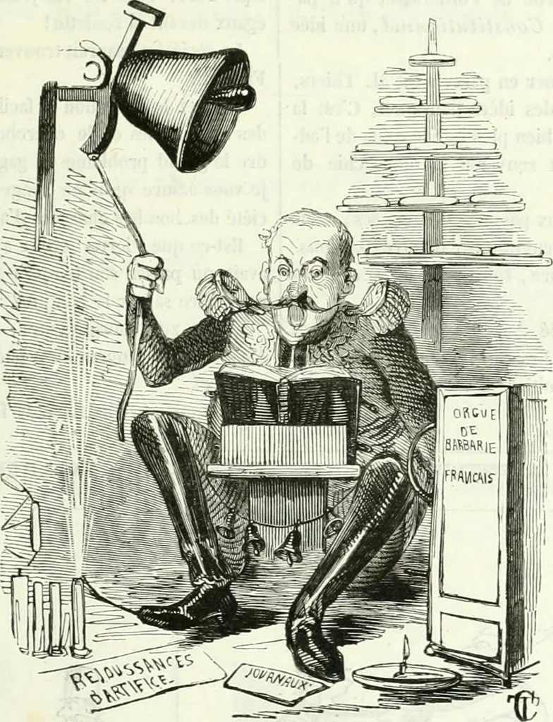 An illustration from Revue comique à l'usage des gens sérieux, 1848, leaf 522