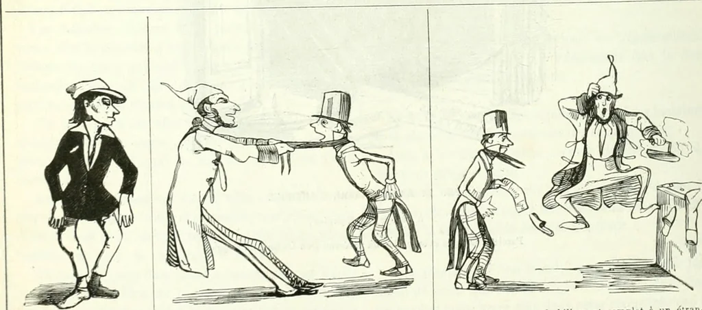 An illustration from Revue comique à l'usage des gens sérieux, 1848, leaf 523