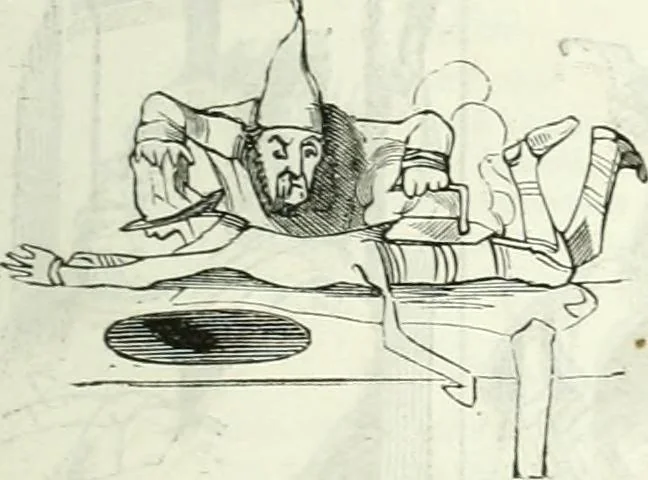 An illustration from Revue comique à l'usage des gens sérieux, 1848, leaf 524