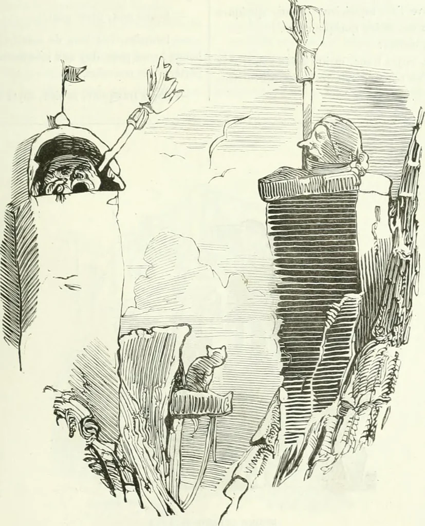 An illustration from Revue comique à l'usage des gens sérieux, 1848, leaf 534