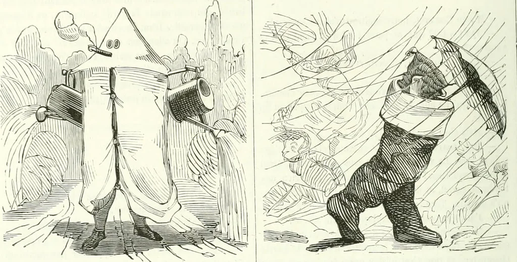 An illustration from Revue comique à l'usage des gens sérieux, 1848, leaf 537