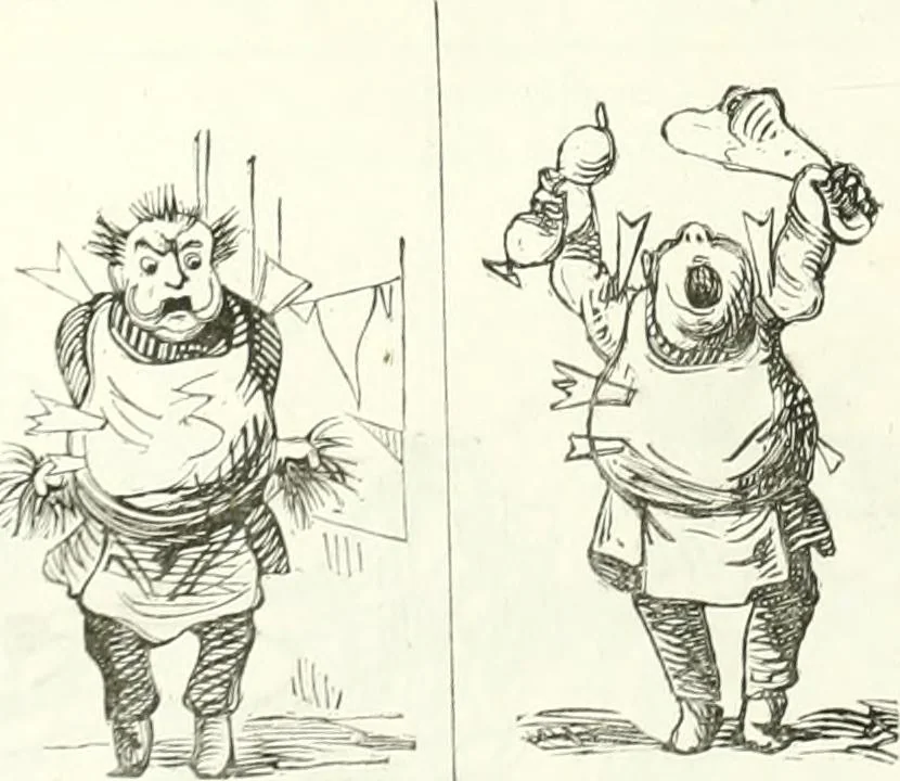 An illustration from Revue comique à l'usage des gens sérieux, 1848, leaf 541