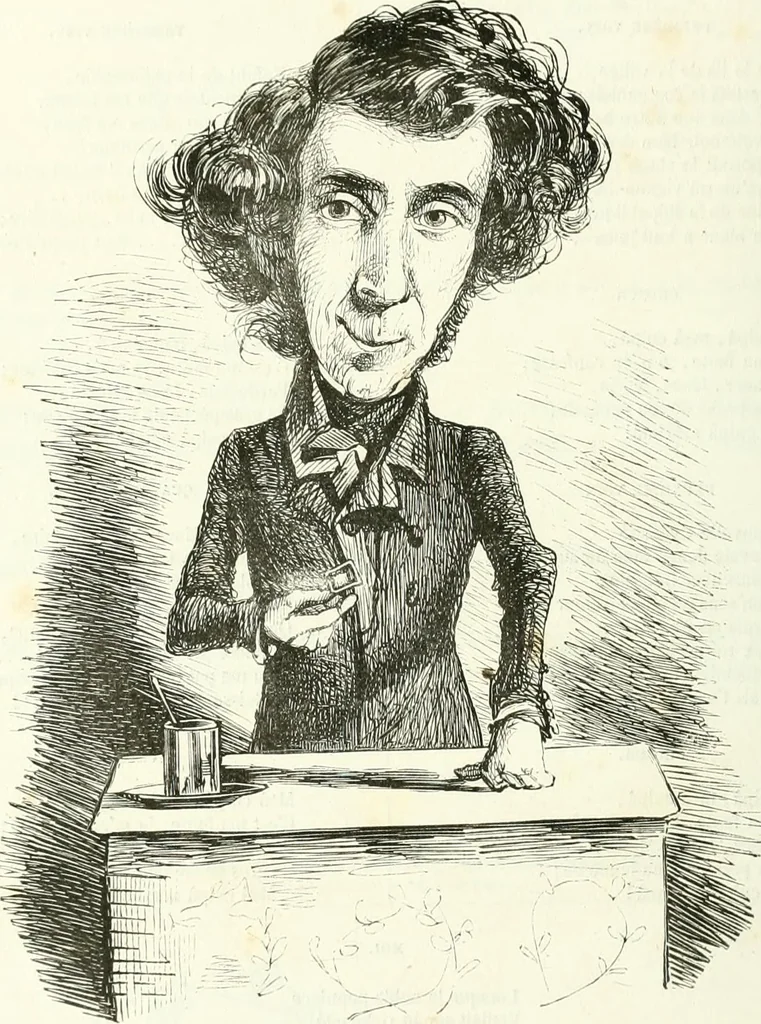 An illustration from Revue comique à l'usage des gens sérieux, 1848, leaf 543