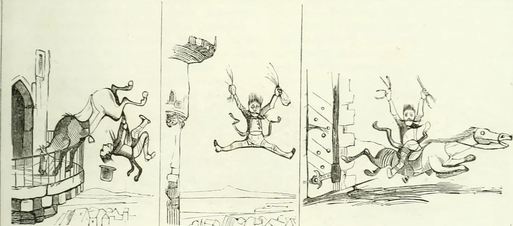 An illustration from Revue comique à l'usage des gens sérieux, 1848, leaf 556