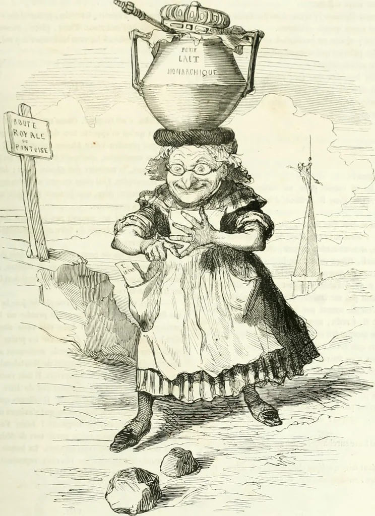An illustration from Revue comique à l'usage des gens sérieux, 1848, leaf 564