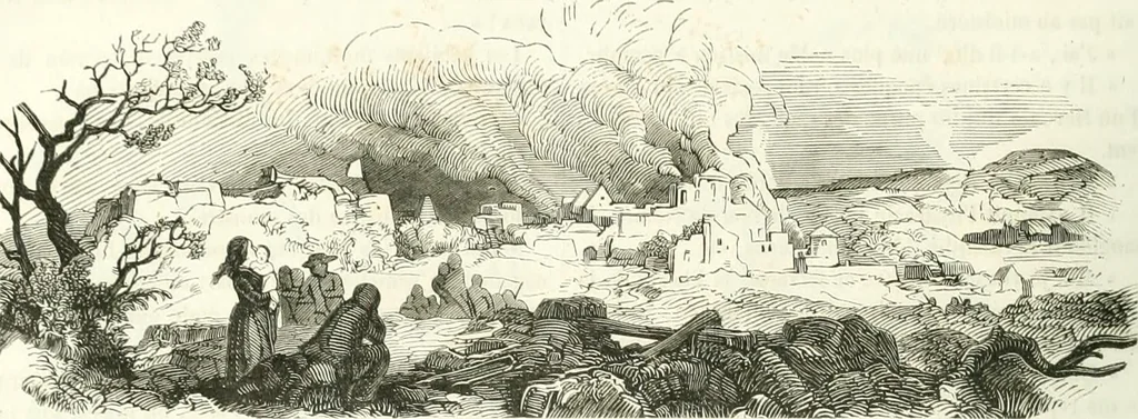 An illustration from Revue comique à l'usage des gens sérieux, 1848, leaf 571