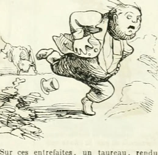 An illustration from Revue comique à l'usage des gens sérieux, 1848, leaf 572