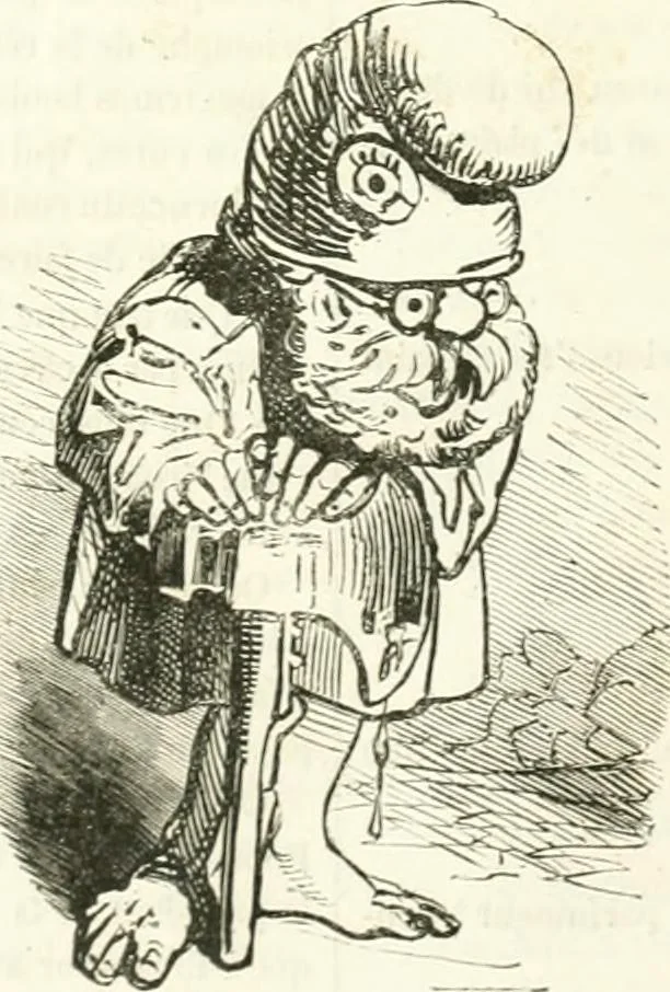 An illustration from Revue comique à l'usage des gens sérieux, 1848, leaf 583