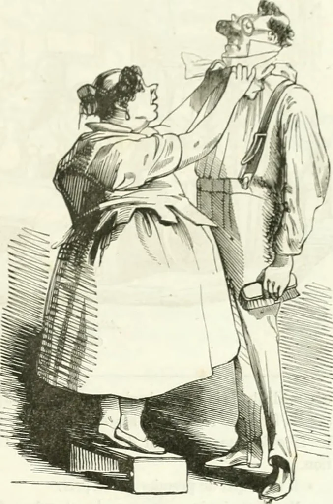 An illustration from Revue comique à l'usage des gens sérieux, 1848, leaf 596