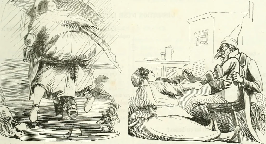 An illustration from Revue comique à l'usage des gens sérieux, 1848, leaf 596