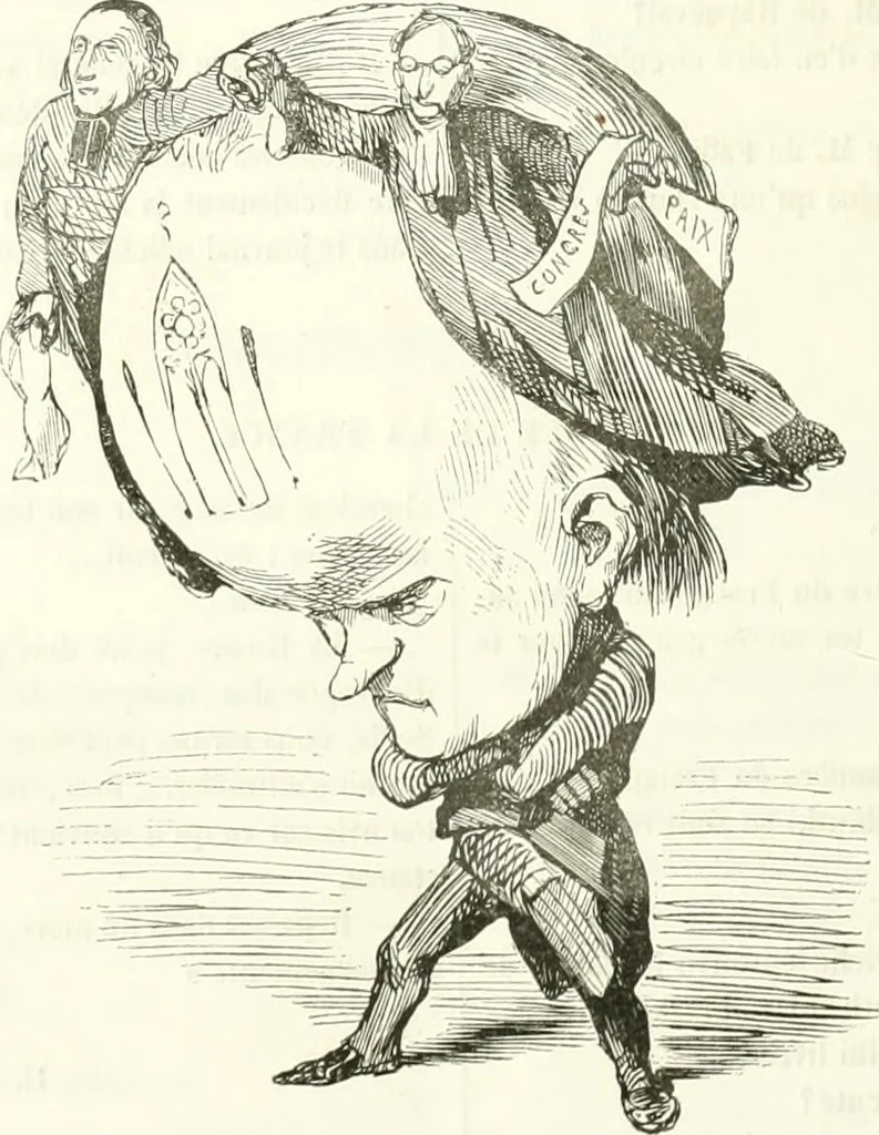 An illustration from Revue comique à l'usage des gens sérieux, 1848, leaf 599