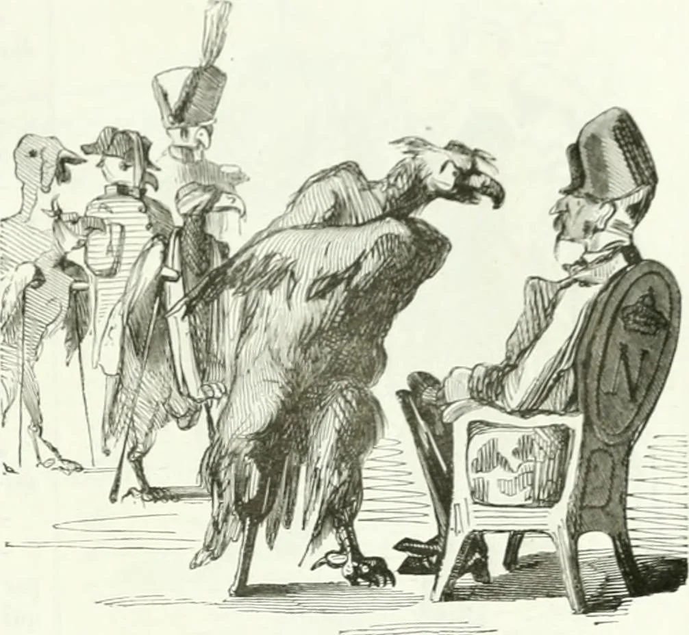 An illustration from Revue comique à l'usage des gens sérieux, 1848, leaf 60