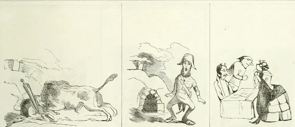 An illustration from Revue comique à l'usage des gens sérieux, 1848, leaf 604
