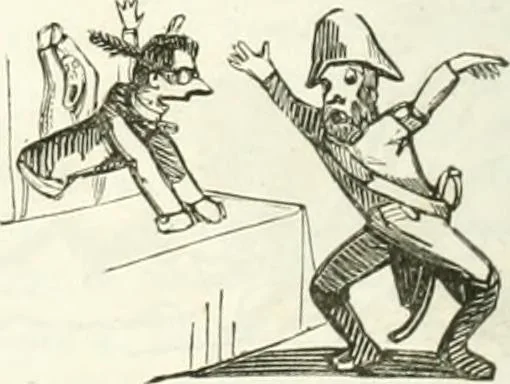 An illustration from Revue comique à l'usage des gens sérieux, 1848, leaf 605