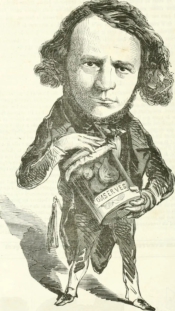 An illustration from Revue comique à l'usage des gens sérieux, 1848, leaf 607