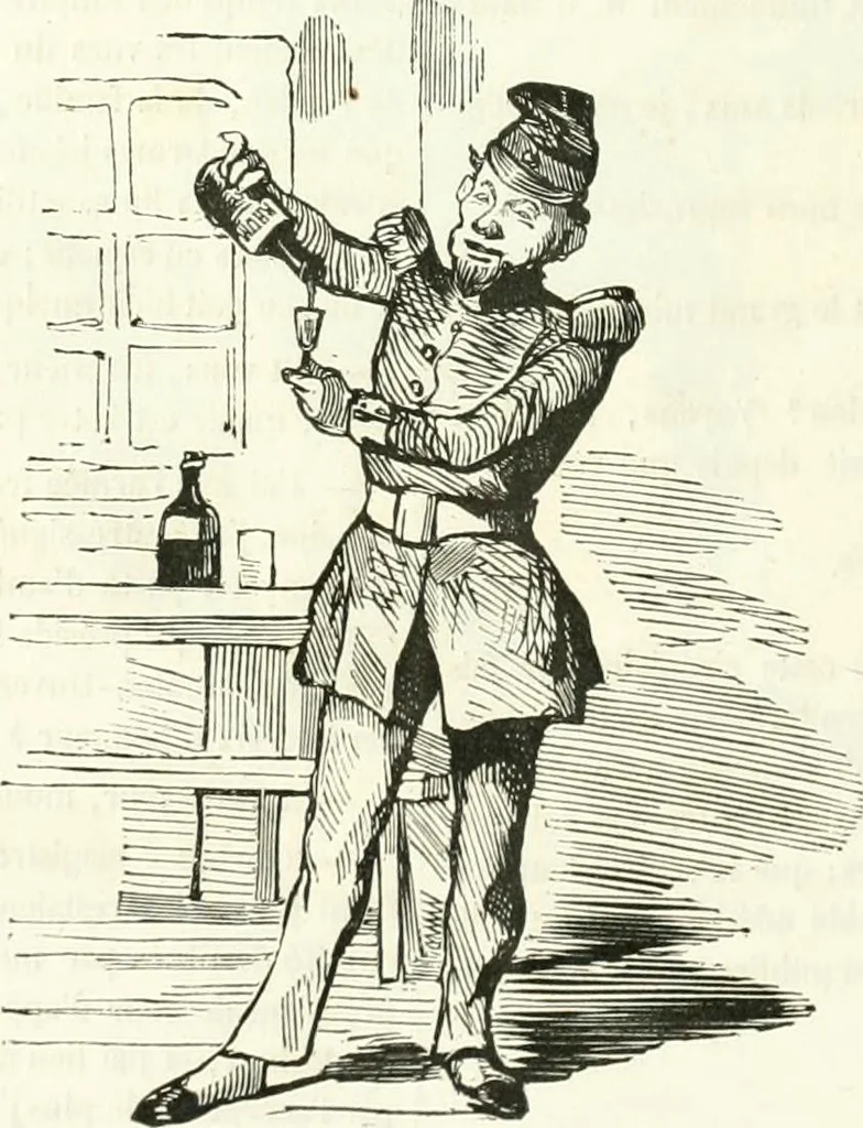 An illustration from Revue comique à l'usage des gens sérieux, 1848, leaf 609