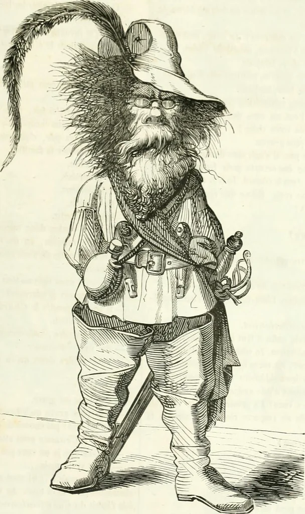 An illustration from Revue comique à l'usage des gens sérieux, 1848, leaf 614