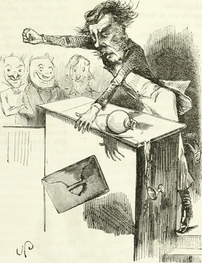 An illustration from Revue comique à l'usage des gens sérieux, 1848, leaf 618