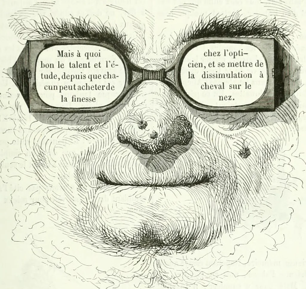 An illustration from Revue comique à l'usage des gens sérieux, 1848, leaf 64