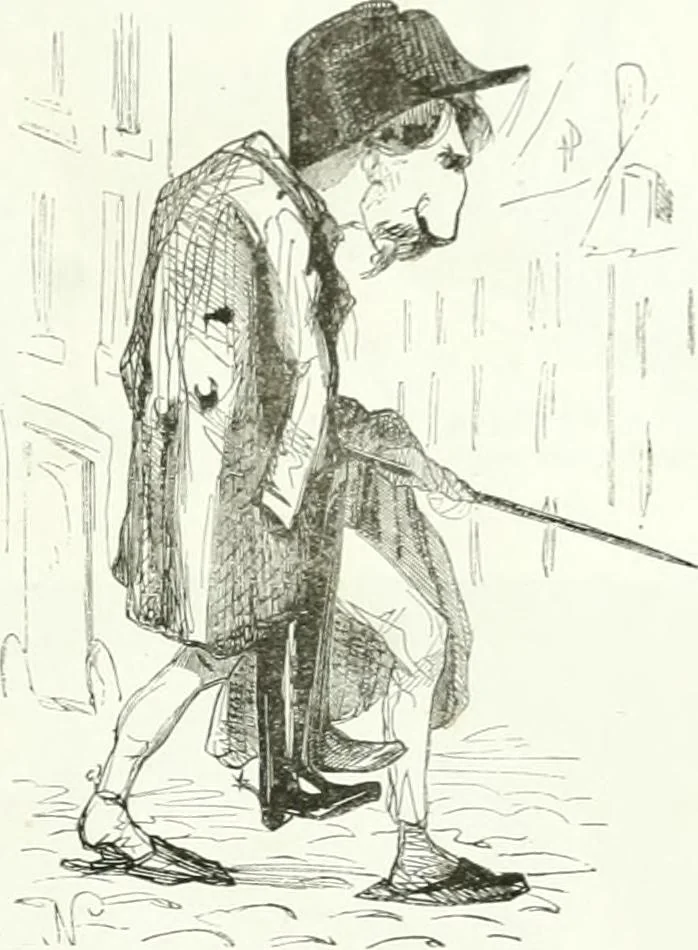 An illustration from Revue comique à l'usage des gens sérieux, 1848, leaf 72
