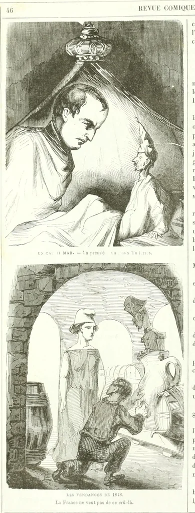 An illustration from Revue comique à l'usage des gens sérieux, 1848, leaf 73