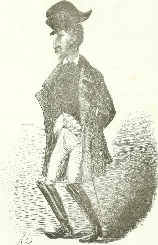 An illustration from Revue comique à l'usage des gens sérieux, 1848, leaf 75