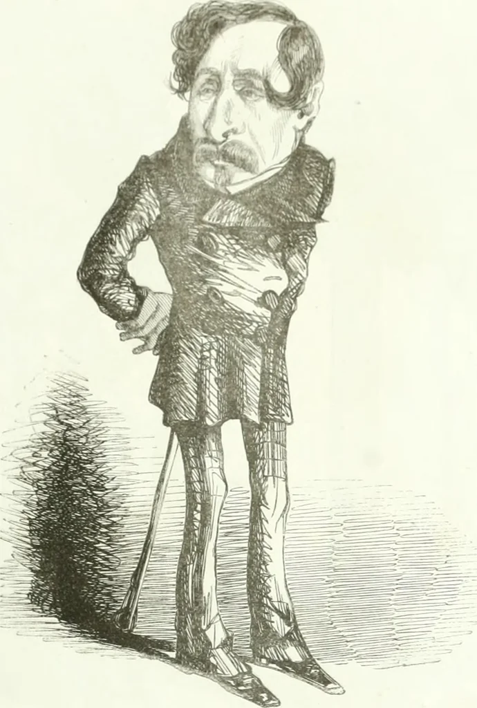 An illustration from Revue comique à l'usage des gens sérieux, 1848, leaf 78