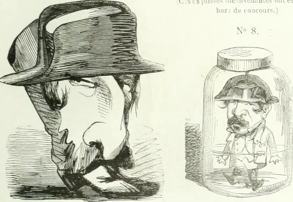 An illustration from Revue comique à l'usage des gens sérieux, 1848, leaf 78