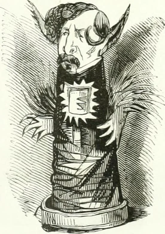 An illustration from Revue comique à l'usage des gens sérieux, 1848, leaf 78
