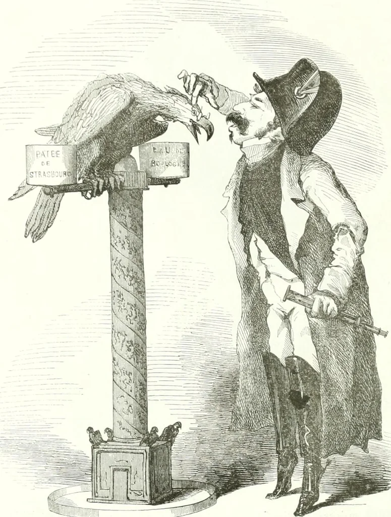 An illustration from Revue comique à l'usage des gens sérieux, 1848, leaf 79