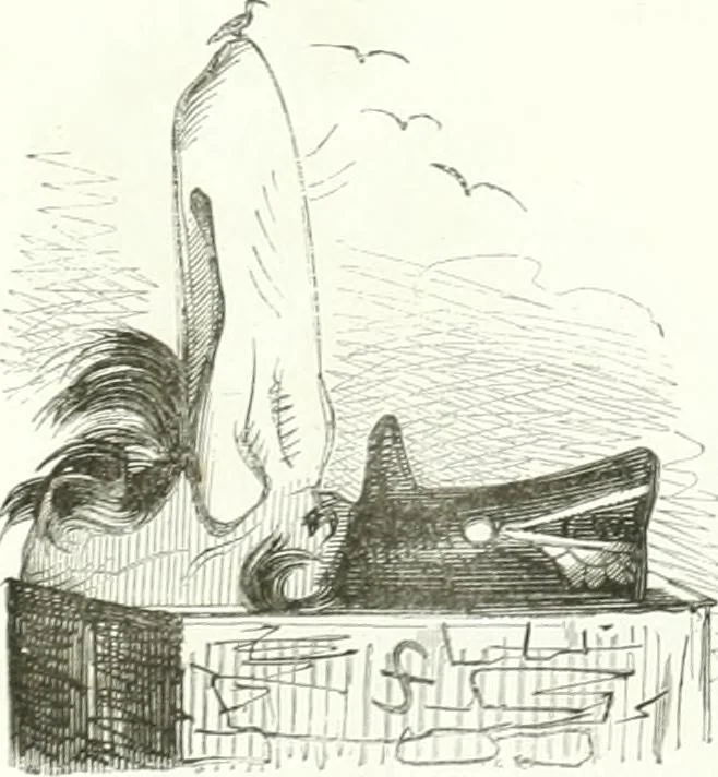 An illustration from Revue comique à l'usage des gens sérieux, 1848, leaf 79