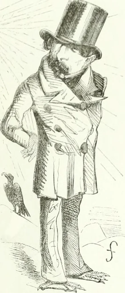 An illustration from Revue comique à l'usage des gens sérieux, 1848, leaf 80