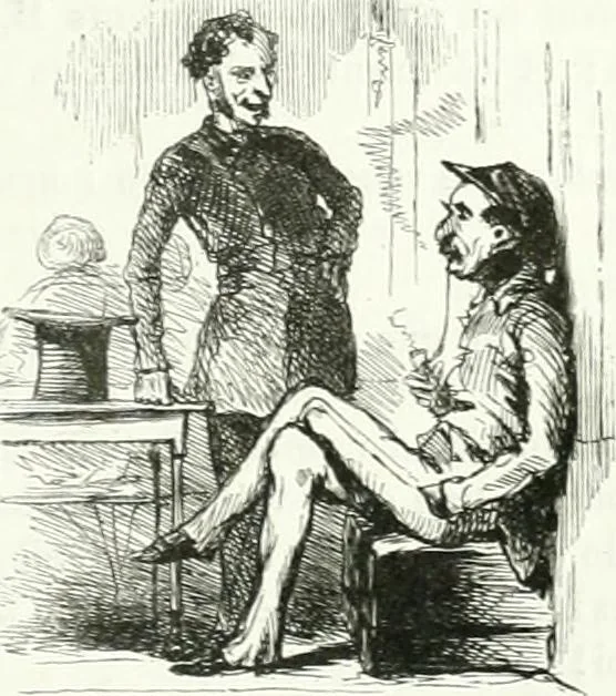 An illustration from Revue comique à l'usage des gens sérieux, 1848, leaf 88