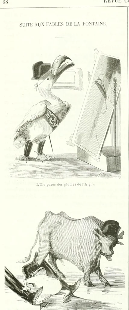 An illustration from Revue comique à l'usage des gens sérieux, 1848, leaf 95