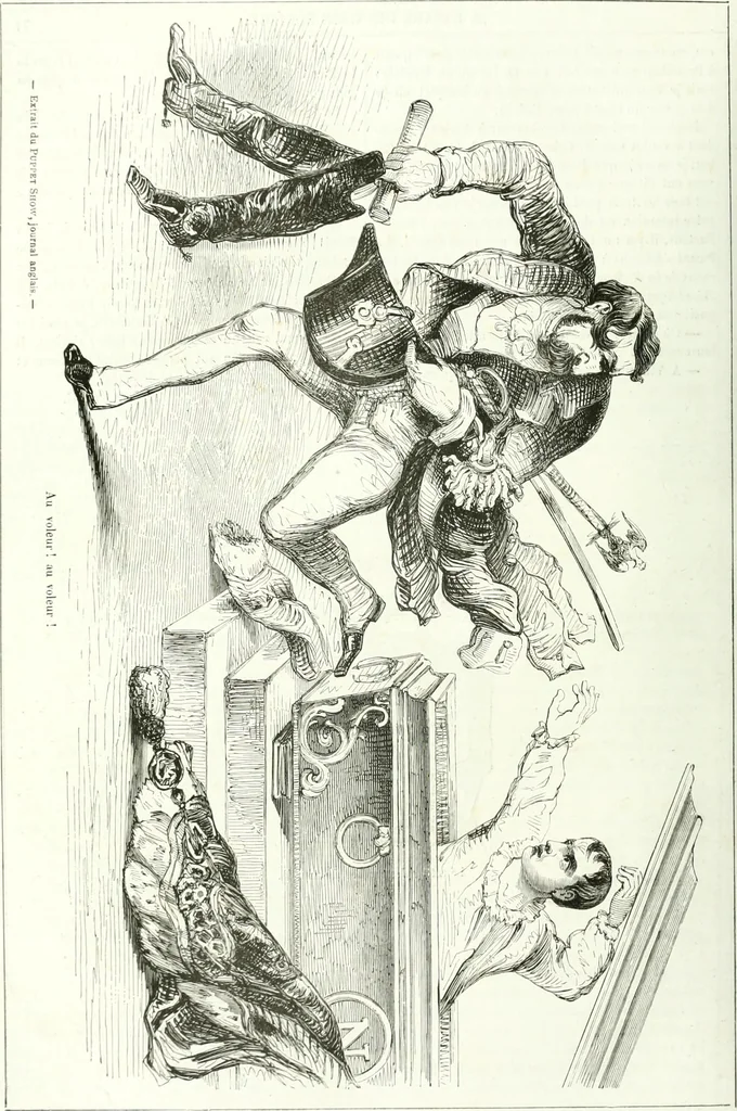 An illustration from Revue comique à l'usage des gens sérieux, 1848, leaf 99