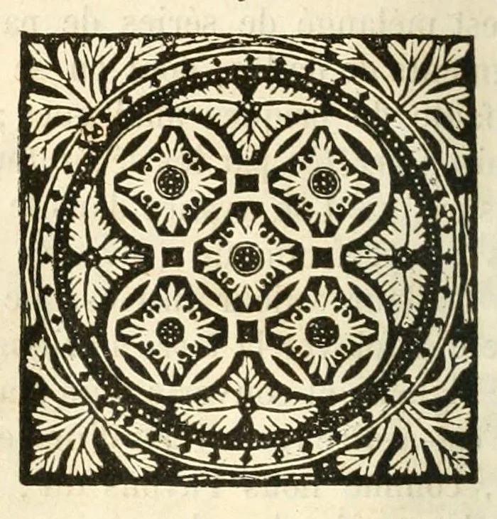 An illustration from Revue de l'art chrétien, 1857, leaf 108