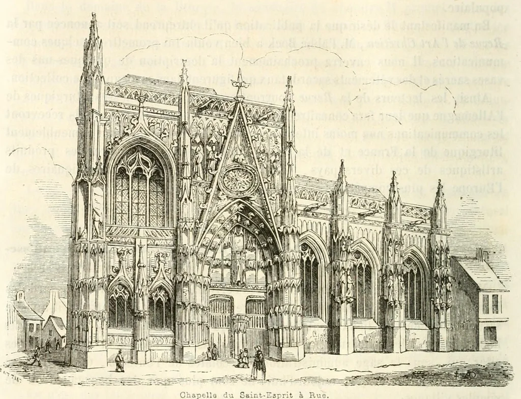 An illustration from Revue de l'art chrétien, 1857, leaf 152
