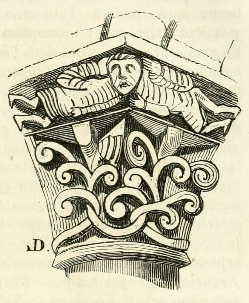 An illustration from Revue de l'art chrétien, 1857, leaf 181