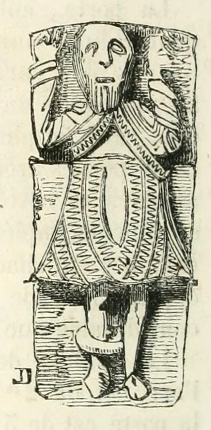 An illustration from Revue de l'art chrétien, 1857, leaf 226