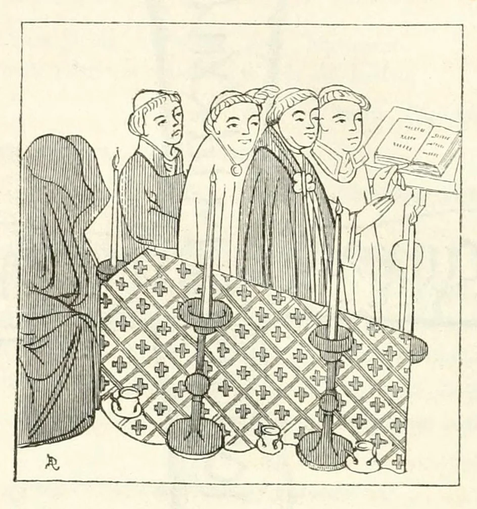 An illustration from Revue de l'art chrétien, 1857, leaf 304