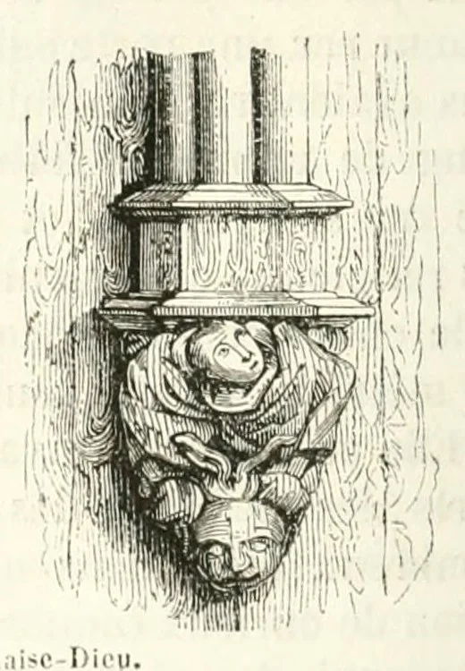 An illustration from Revue de l'art chrétien, 1857, leaf 414