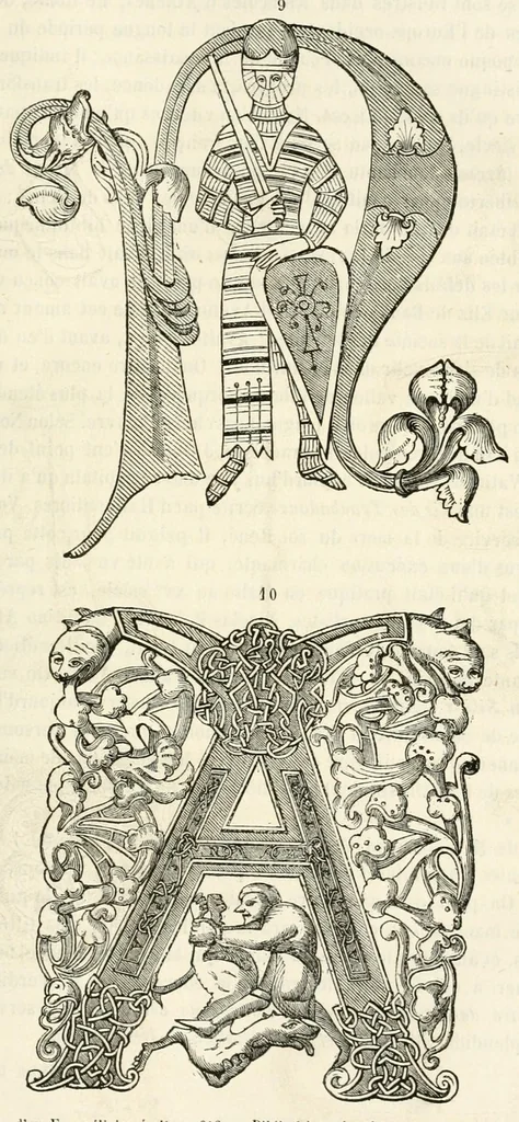 An illustration from Revue de l'art chrétien, 1857, leaf 103