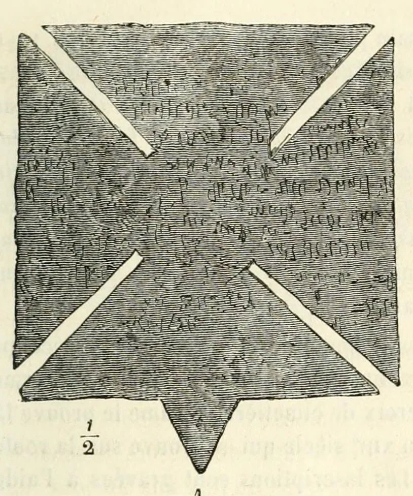 An illustration from Revue de l'art chrétien, 1857, leaf 301